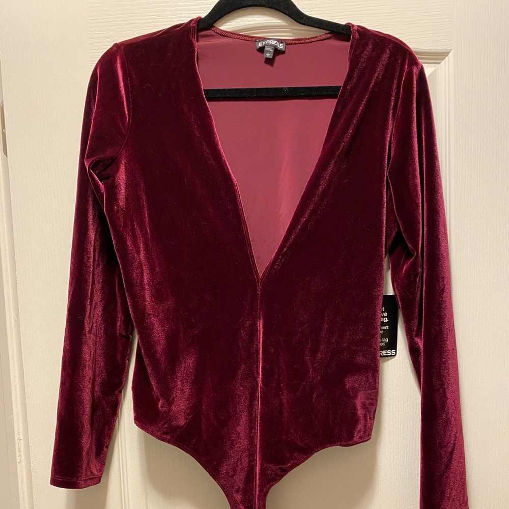 Express Velvet Bodysuit